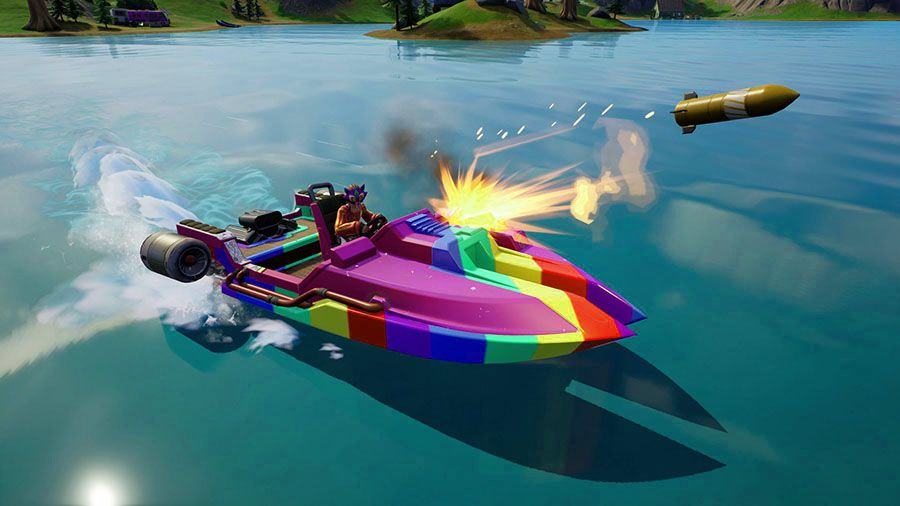 Motorboats in Fortnite Battle Royale