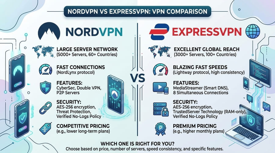 NordVPN vs ExpressVPN